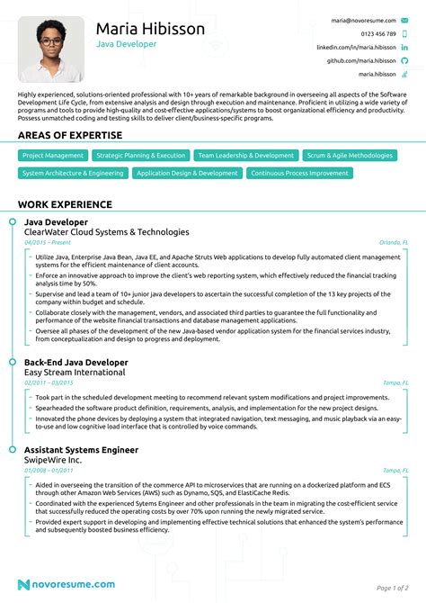 The following <strong>Java Developer resume</strong> samples and examples will. . Java aws developer resume